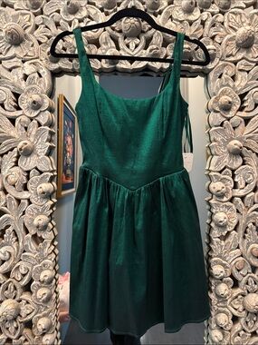 Altar'd State Emerald Green Mini Dress